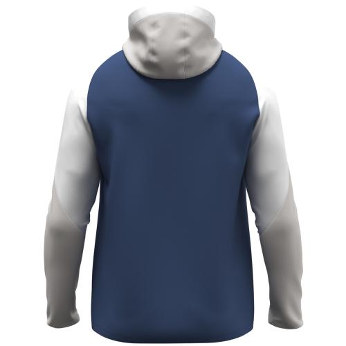 Preview: Jako Hooded jacket Dynamic - nightblue/white/lightgrey