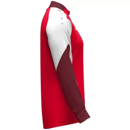 Jako Ziptop Dynamic Damen - rot/weiß/dunkelrot