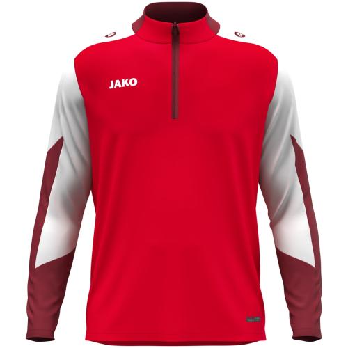 Preview: Jako Kinder Ziptop Dynamic - rot/weiß/dunkelrot