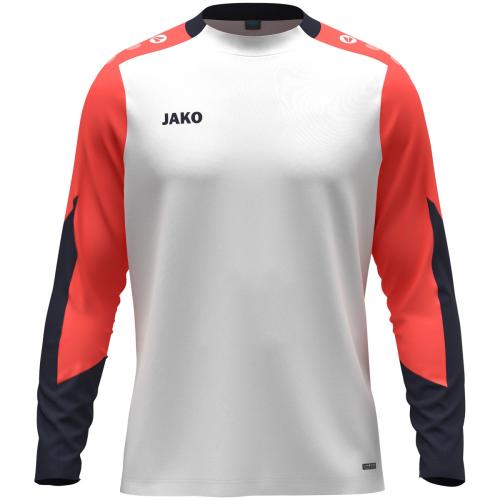 Preview: Jako Kinder Longsleeve Dynamic - weiß/coral/marine