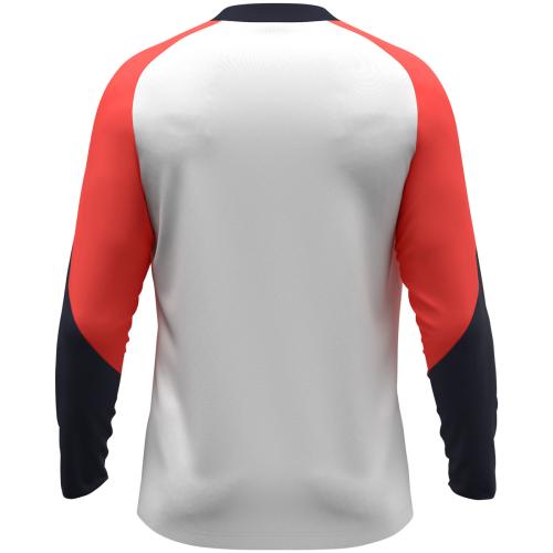 Preview: Jako Kinder Longsleeve Dynamic - weiß/coral/marine