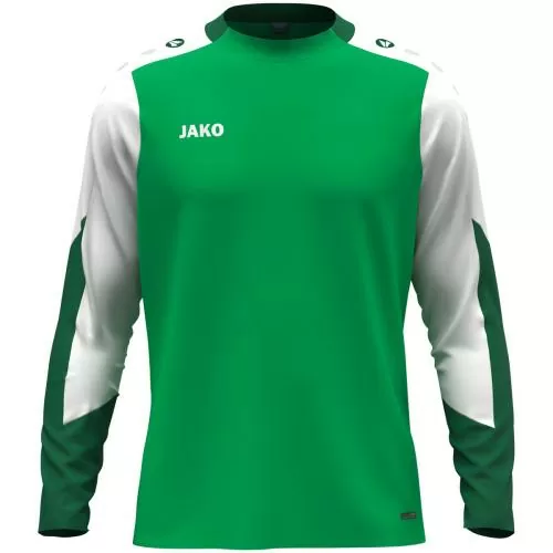 Jako Kinder Longsleeve Dynamic - grün/weiß/dunkelgrün