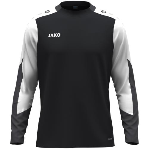 Preview: Jako Kinder Longsleeve Dynamic - schwarz/weiß/anthrazit