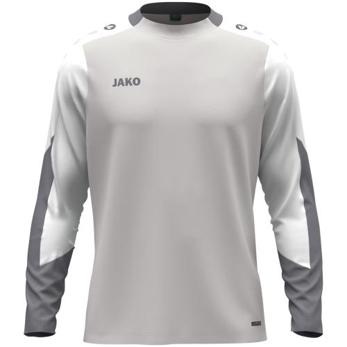 Preview: Jako Kinder Longsleeve Dynamic - hellgrau/weiß/grau