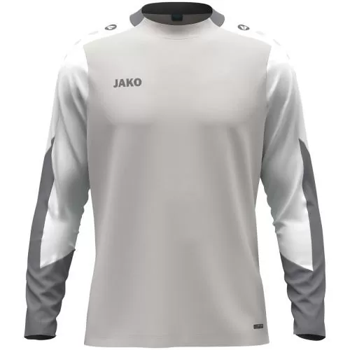 Jako Kinder Longsleeve Dynamic - hellgrau/weiß/grau