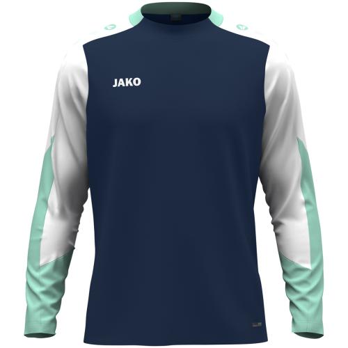 Preview: Jako Kinder Longsleeve Dynamic - marine/weiß/minze
