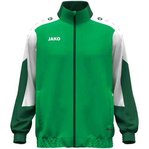 Preview: Jako Woven jacket Dynamic - green/white/dark green