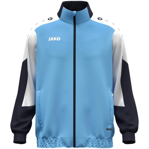 Preview: Jako Woven jacket Dynamic - skyblue/white/seablue