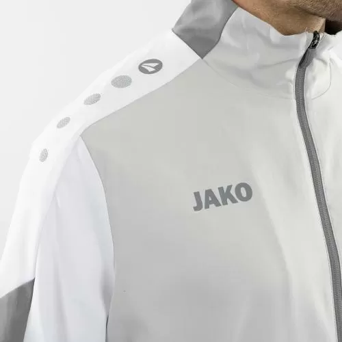 Jako Woven jacket Dynamic - lightgrey/white/grey