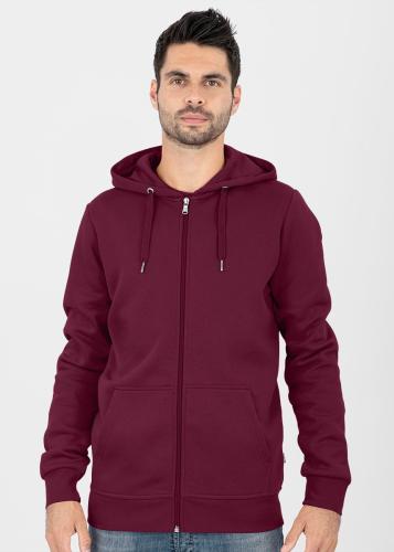 Preview: Jako Hooded jacket Organic - maroon