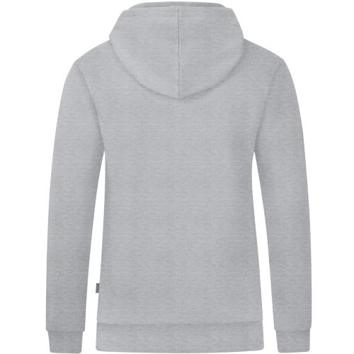 Preview: Jako Hooded jacket Organic - light grey melange