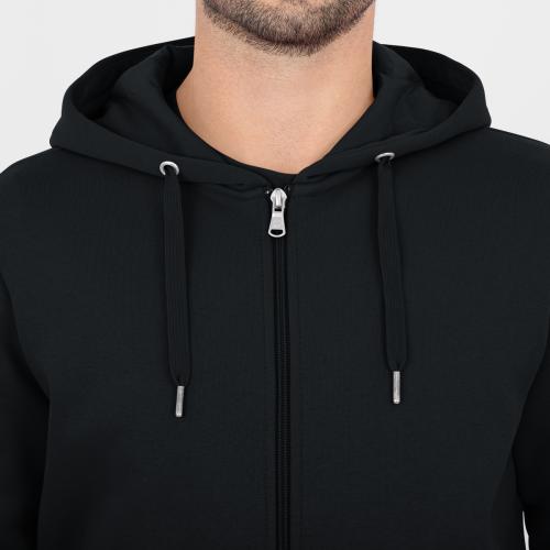 Preview: Jako Hooded jacket Organic - black