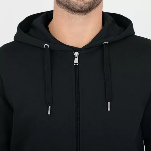 Jako Hooded jacket Organic - black