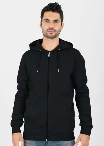 Jako Hooded jacket Organic - black