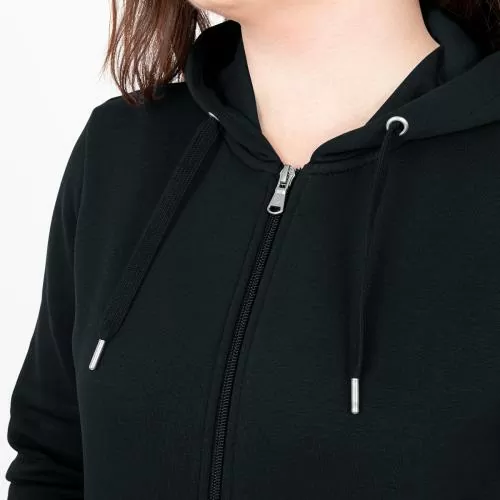 Jako Hooded jacket Organic - black