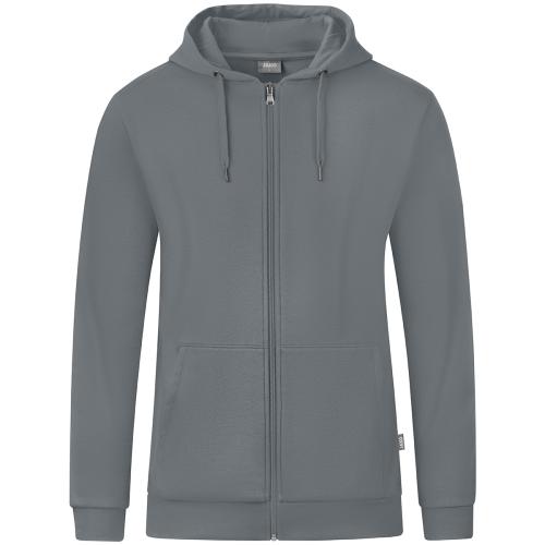 Preview: Jako Hooded jacket Organic - stone grey