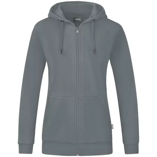Jako Hooded jacket Organic - stone grey