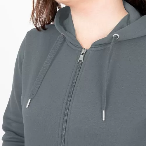 Jako Hooded jacket Organic - stone grey