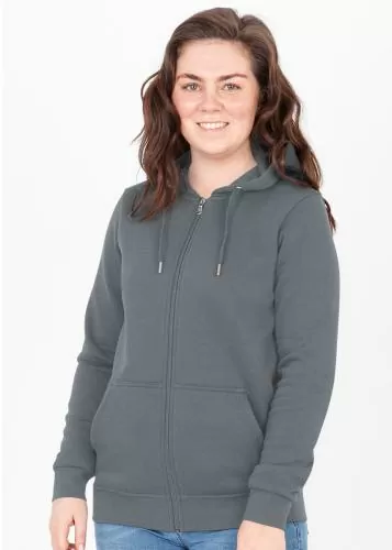 Jako Hooded jacket Organic - stone grey