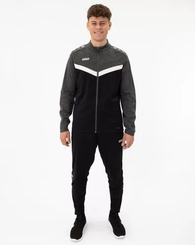 Jako Polyester suit Iconic - black/anthracite