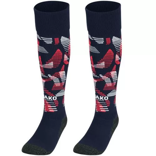 Jako Socks Sonic - seablue/red/white