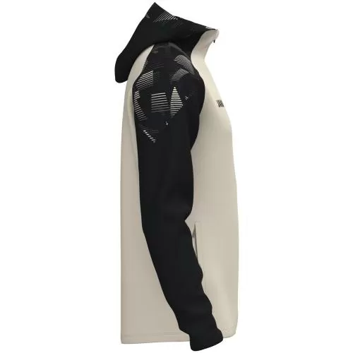 Jako Kapuzenjacke Sonic - off white/schwarz