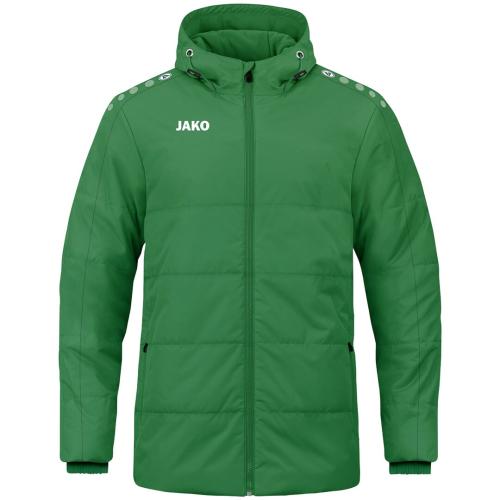 Preview: Jako Coachjacke One mit Kapuze - sportgrün