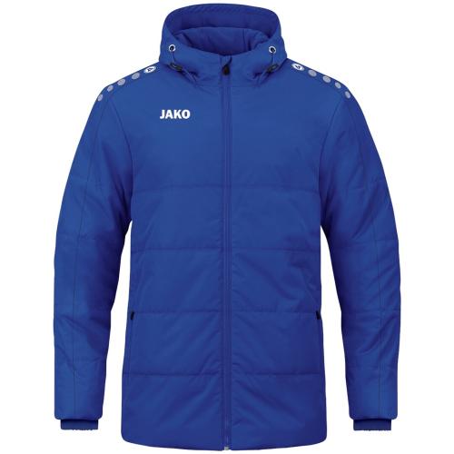 Preview: Jako Coachjacke One mit Kapuze - royal