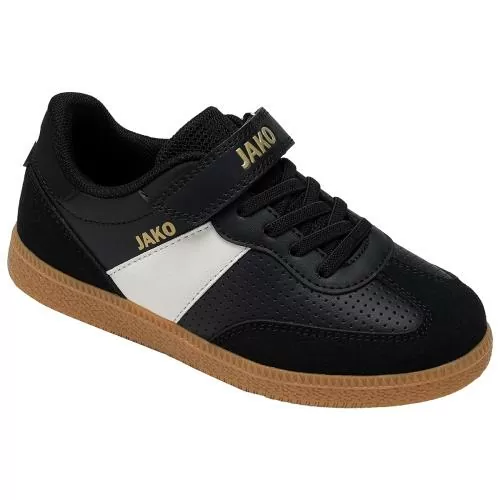 Jako Sportschuh Citybeat Junior - schwarz/weiß/gold