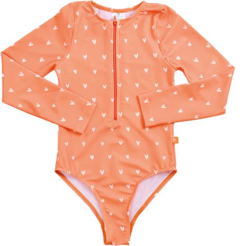 Swim Essentials Schwimmanzug Mädchen - orange hearts