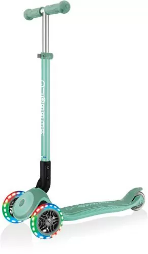 Globber Mini Scooter Primo Foldable Plus Lights - mint