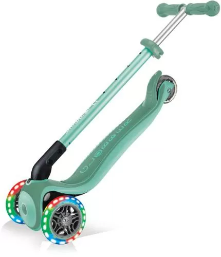 Globber Mini Scooter Primo Foldable Plus Lights - mint