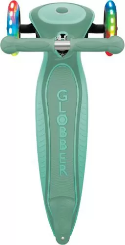 Globber Mini Scooter Primo Foldable Plus Lights - mint
