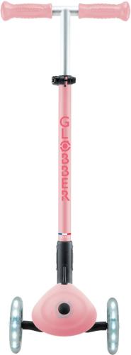 Preview: Globber Mini Scooter Primo Foldable Plus Lights - pastel pink, fuchsia