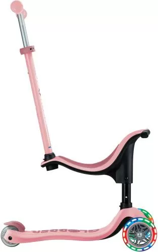 Globber Laufrad / Dreirad GO UP Sporty Lights - deep pastel pink