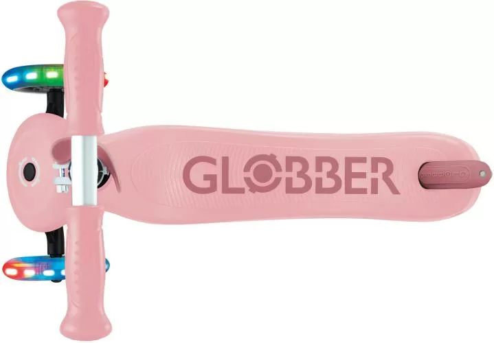 Globber Laufrad / Dreirad GO UP Sporty Lights - deep pastel pink