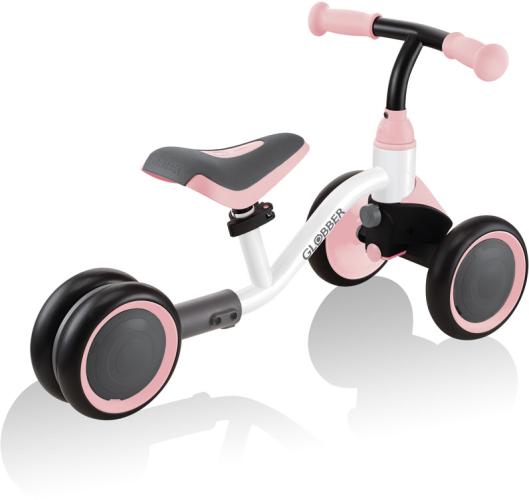 Preview: Globber Laufrad / Vierrad Learning Bike - white-pastel pink