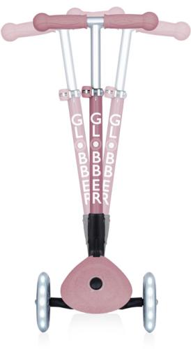 Globber Mini Scooter JUNIOR Foldable Lights Eco - berry