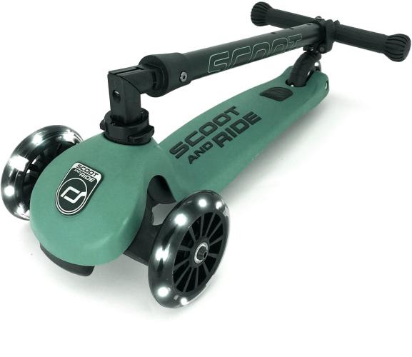 Preview: Scoot and Ride Mini Scooter Highwaykick 3 LED - forest
