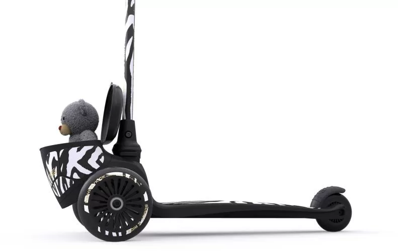 Scoot and Ride Mini Scooter Highwaykick 2 Lifestyle - zebra