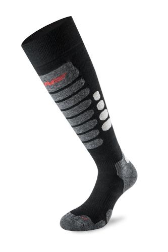 Preview: Lenz Skiing 3.0 MerinoSofttec - schwarz/grau