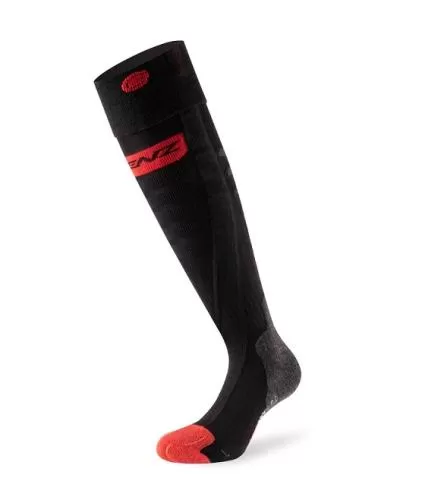 Lenz Heat Sock 5.0 toe cap slim fit Paar - black/grey