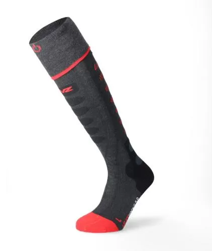 Lenz Heat Sock 5.1 Paar - anthrazit/rot