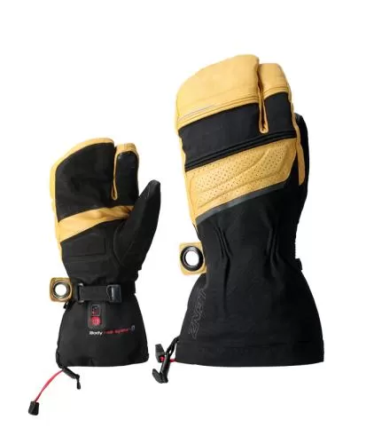 Lenz heat glove 8.0 lobster uni Paar - black/beige