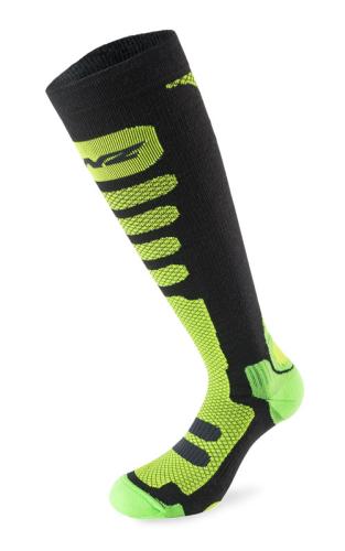 Preview: Lenz Free Tour 1.0 Merino Softtec - black/lime