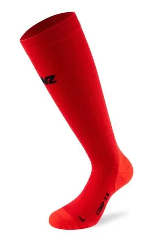 Lenz Compression Socks 2.0 - merino red