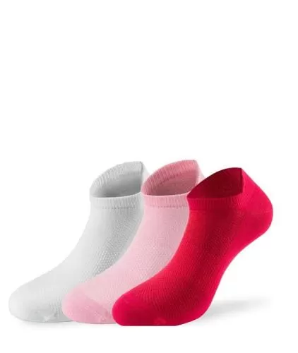 Lenz Performance sneaker tech 3er Pack - pink/white/rose