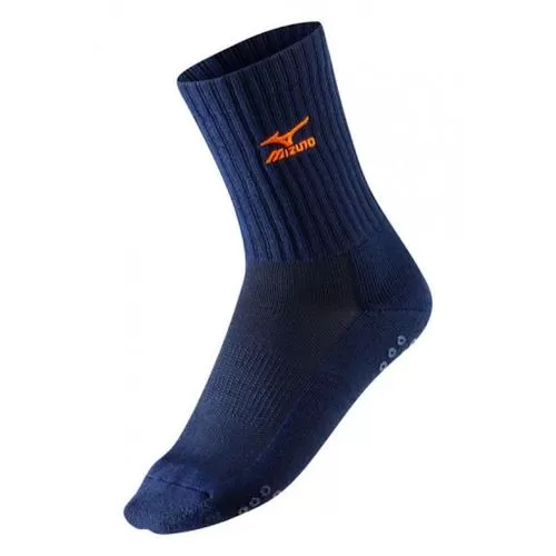 Mizuno Sport Volley Socks Middle - navy-orange