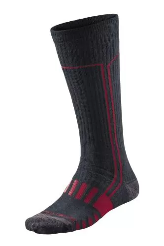 Mizuno Sport BT Mid Ski Socks - Black/Red