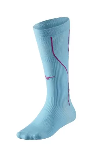 Mizuno Sport Compression Socks - BlueAtoll/Clover